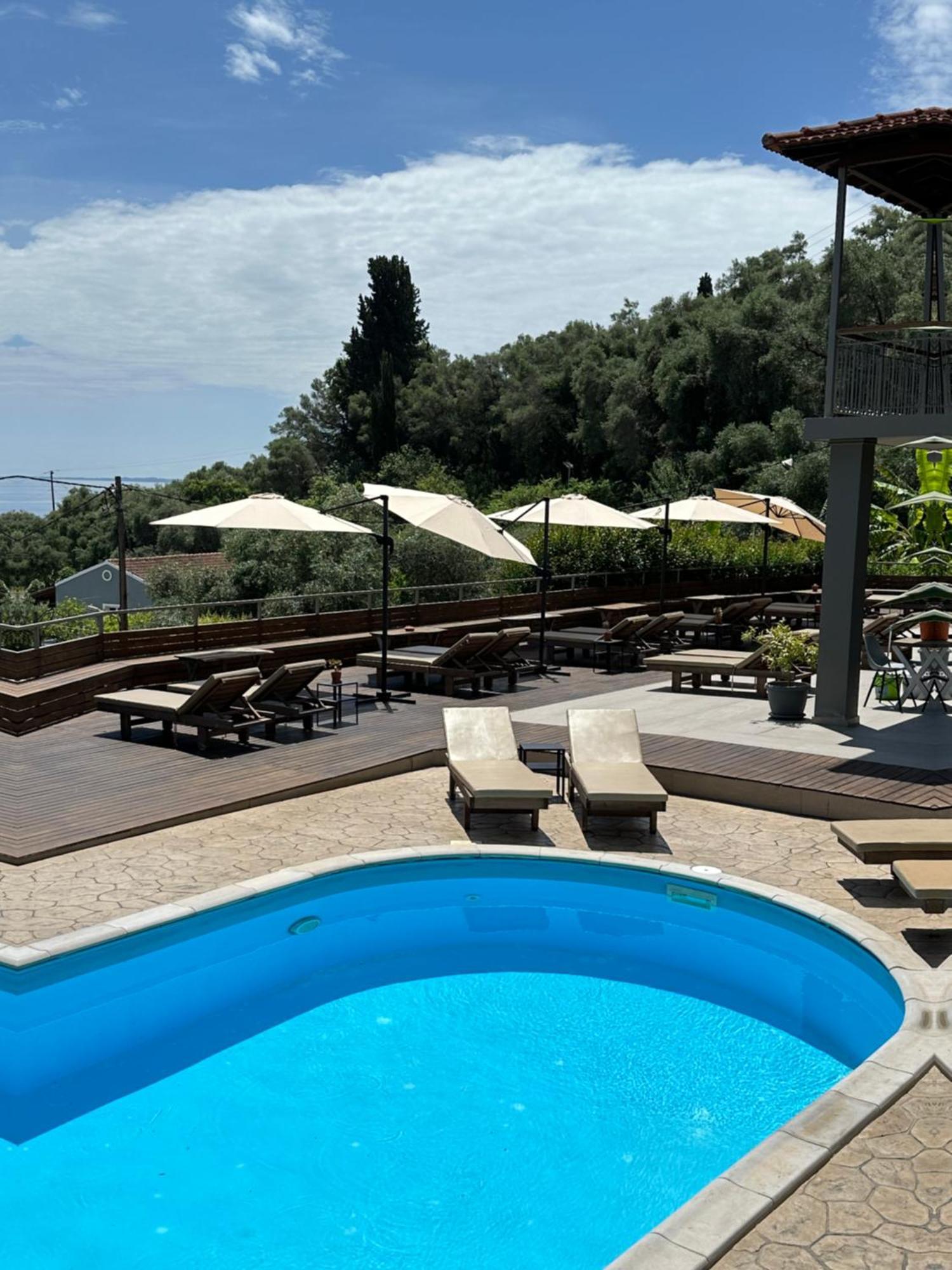 Seven Keys Luxury Suites Achílleion Buitenkant foto